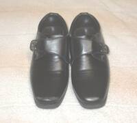 フォーマルシューズ 靴 2回着用 黒 18cm 18.0 清掃済み やや難あり 美品