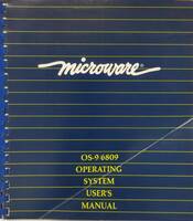 【MICROWARE】OS-9/6809 OPERATING SYSTEM USER'S MANUAL