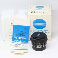 美品！ MINOLTA ミノルタ CLE 40ｍｍ F2 レンズ（質屋 藤千商店）