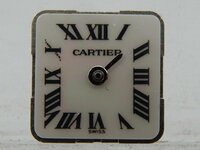 Cartier カルティエ シェル文字盤 ムーブメント クォーツ Cal 201 ジャンク 1