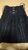 オッズオネスト　OZZ ONESTO スカート　コルセット ブラック レース　金具飾り　美品　ゴスロリ