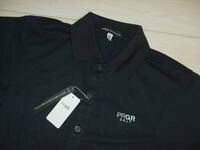 新品　プロギアPRGR　Mサイズ（Ｓサイズに近い）半袖ポロシャツ　スリムライン　ブラック　シンプルデザイン　￥8400