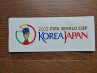 未使用 2002 FIFA WORLD CAP KOREA JAPAN 記念ステッカー　シール　ワールドカップ　サッカー