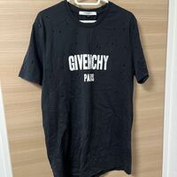 GIVENCHY ジバンシィ 18AW Tシャツ カットソー 半袖 クルーネック ロゴ XL ブラック / ■メンズ