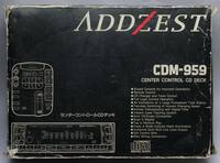 ADDZEST CDM-959 アンプレスCDプレーヤー スペアナ チェンジャーSet 訳有 展示美品