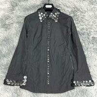 90s Archive Jean Paul GAULTIER HOMME many buttons hole shirt OLD ジャンポールゴルチエオム メニーボタン デザインシャツ アーカイブ