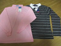 新品KANGOLと　新品ピンクのスポーツシャツ　　２枚で　Lサイズ