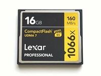 ☆美品☆ CFカード 16GB 1066x レキサー プロフェッショナル Lexar Professional コンパクトフラッシュ CompactFlash Card