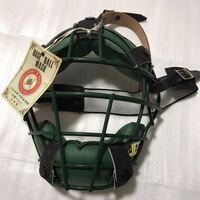 DARUMA 全日本軟式野球連盟公認マスク 少年用　キャッチャーマスク 防具 JSBB 捕手 グリーン 未使用 ベースボール プロテクター