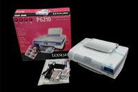【未使用】 LEXMARK レックスマーク インクジェットプリンター P6210 コピー スキャン カートリッジ付 Pシリーズ 箱付き PC不要