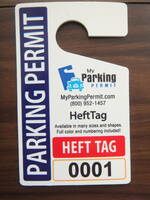 ◆新品U.S.駐車許可書【Parking Permit Hang Tags】sampleパーキングHEFTパーミット ◆送料230円～