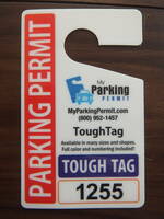 ◆新品U.S.駐車許可書【Parking Permit Hang Tags】sampleパーキングTOUGHパーミット ◆送料230円～