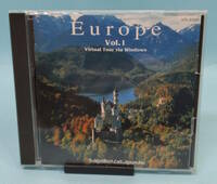 【帯付き】Windows観光ソフト　ヴァーチャル・ツアー　ヨーロッパ Vol.1　壁紙データ付　1994年