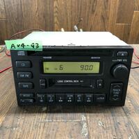 AV4-93 激安 カーステレオ TOYOTA 86120-2A300 Pioneer FH-M8166 QK050867 CD カセット 本体のみ 簡易動作確認済み 中古現状品