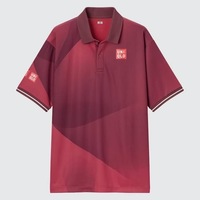 【送料無料】ユニクロテニス　ドライEXポロシャツ（半袖）23US 錦織圭　Lサイズ　全米オープン　中古品