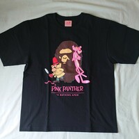 A BATHING APE BAPE ピンクパンサー Tシャツ XL 2㎝丈詰め 未使用