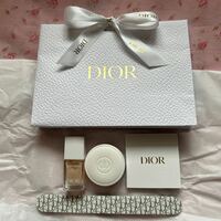 【新品未使用】ディオール Dior ネイル ケア セット プラチナ会員 バースデイギフト ノベルティ 非売品 ギフトバッグ付き クレームアプリコ