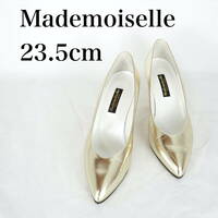 MK6040*Mademoiselle*レディースパンプス*23.5cm*ゴールド