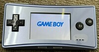(美品)　Nintendo 任天堂 OXY-001 ゲームボーイミクロ GAME BOY MICRO GBA 通電確認済　アダプタ無　箱付(劣化有)　中古　希少