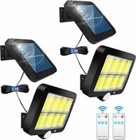 LED センサーライト 屋外 ソーラーライト太陽光発電 2個セット IP65防水 屋外ウォールライト 3つの知能モード モーションディテクタ 分離型