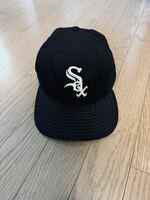 【激レア】80s NEW ERA WHITE SOX CAP USA製 supremeヤンキース Yankees ニューエラ 帽子 キャップ vintage オンブレ レーヨン 