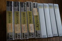 【新品未開封】FUJIFILM Hi8 superDC 30 MEポジション 5本, TVきれい録り 4本, 計9本セット Hi8テープ