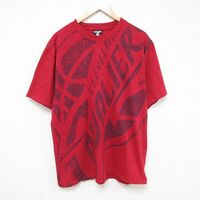 XL/古着 半袖 Tシャツ メンズ NBA クリーブランドキャバリアーズ コットン クルーネック 赤 レッド バスケットボール 24apr15 中古