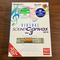 VIRTUAL SOUNDCanvas Ver.3 Roland ED Microsoft Windows Me 対応　CD-ROM Mac
