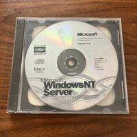 Microsoft Windows NT server Ver.4.0 ディスク2枚のみ
