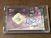 TOPPS NOW 2017 ICHIRO AUTO /25 GAME-USED BASE HR IN FINALE AT SAFECO FIELD COMES AMID OVATION
