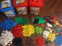レゴ LEGO 基本セット 赤いバケツ7616×２青いバケツ7615×１