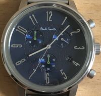 291-0363 Paul Smith ポールスミス メンズ腕時計　金属ベルト　クオーツ　クロノグラフ J505-T021301 稼働品