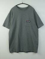 B502/patagonia/パタゴニア/レギュラーフィット/半袖ポケットTシャツ/カットソー/グレー系/メンズ/XSサイズ