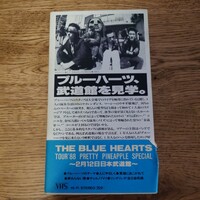 ブルーハーツ　THE BLUE HEARTS VHS tour88 pretty pineapple special 日本武道館