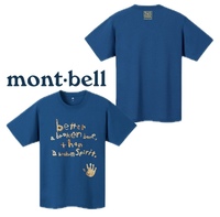 mont-bell(モンベル) WIC.T 泥んこ遊び ドライTシャツ ブルー ユニセックス