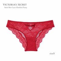 【新品】ヴィクトリアシークレット サテンリボンチーキニショーツ　Victoria's Secret レースショーツ 