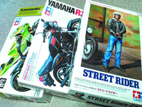 タミヤ 田宮模型●1/12 オートバイシリーズ「Ninja ZX-RR／RZ250／ストリートライダー」未組立3種セット！