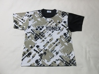 O-812★YONEX(ヨネックス)♪黒系/半袖Tシャツ(M)★