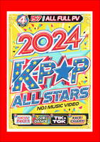 4月最新/ヒット曲から鉄板ソングまでLive ver.も収録 2024 K-POP All Stars/DVD4枚組/全157曲