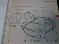 【￥600 即決】トヨタ プラッツ NCP12 / NCP16 / SCP11型 取扱説明書 / 2000年 7月【当時もの】