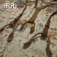 【Italy製】 RRL Leather Suspenders レザー サスペンダー 牛革 1900s 真鍮 商船隊 ベルト イタリア Ralph Lauren ヴィンテージ 黄金期傑作