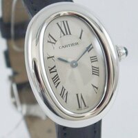 ★USED品 Cartier【カルティエ ベニュワール 1955 750WG K18WG クォーツ レディース腕時計 ホワイトゴールド】
