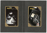 ニコンオリジナルテレホンカード　NIKON F4　50度数　2枚セット　ケース入り　未使用新品　美品　送料無料