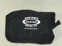 未使用 モンベル スノースパイク6 クイックフィット アイゼン6本爪 mont-bell 25.0～30.0Cm