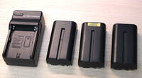 NP-F系 互換バッテリー / NP-F550 互換品 充電器 チャージャー 電池 カメラ sony