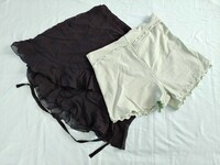 バレエ Dessus Dessous ドゥッシュドゥッスゥ バレエ　パンツ　スカート　ペパーミントグリーン　黒　セット　フリーサイズ 　日本製