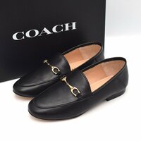 COACH コーチ HALEY LEATHER LOAFER レザー ローファー SIZE:22.5cm [H207562]