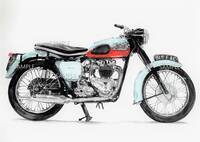 Ａ４プリントです　トライアンフ　ボンネヴィルT120　1959　水彩画　バイクイラスト　　　