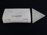2994△未使用 チェコビーズ M.C.GLASS BEADS CRYSTAL AB クリスタルAB サイズ/4 SUPERIOR CRYSTAL