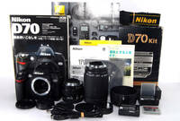 ◆初心者入門＆付属品多数◆ Nikon ニコン D70 超望遠Ｗズームレンズセット